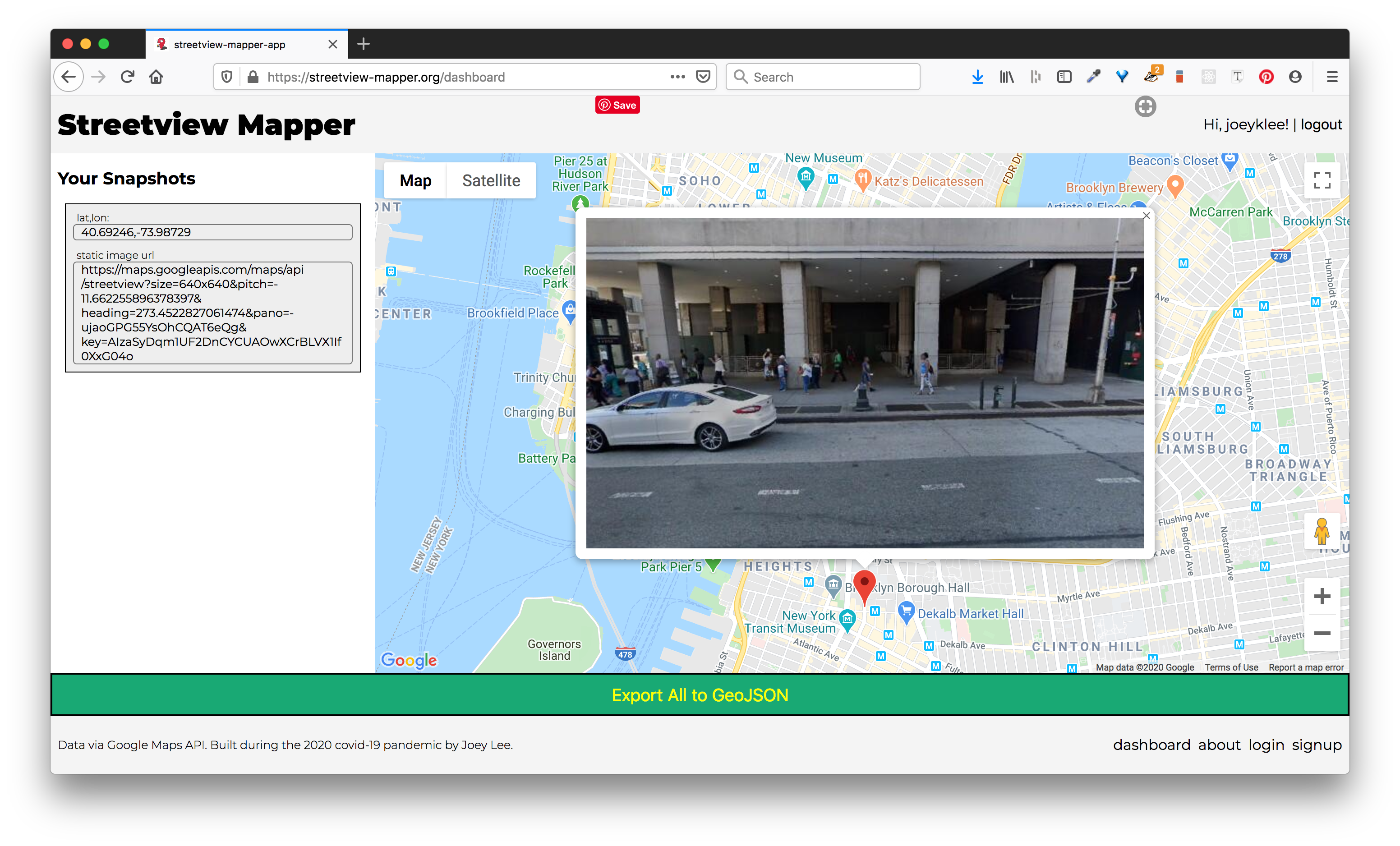 Reviewing collected data